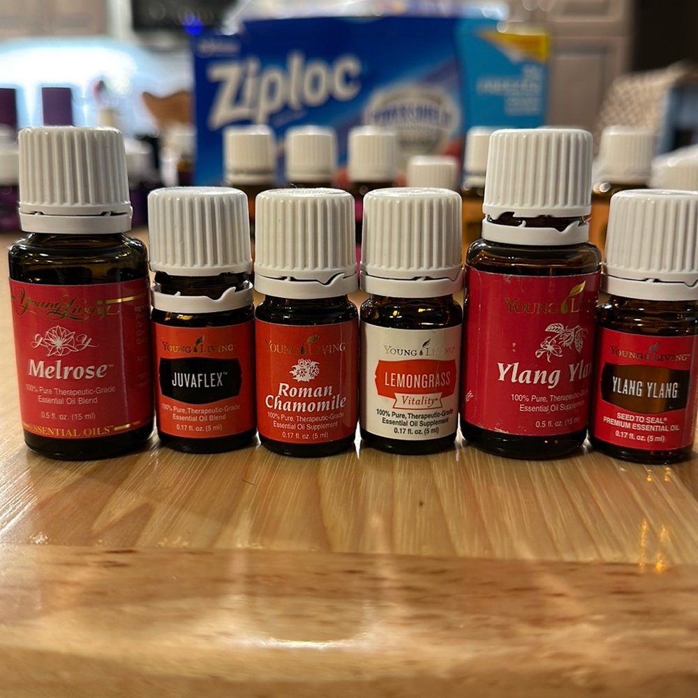 6 Bottles Young Living essential oil bundle